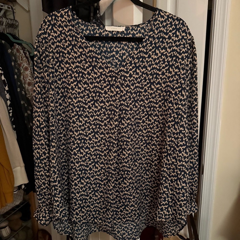 dark green blouse